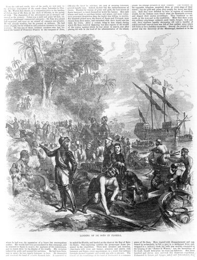 Sbarco di De Soto in Florida, da 